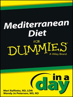 cover image of Mediterranean Diet In a Day For Dummies